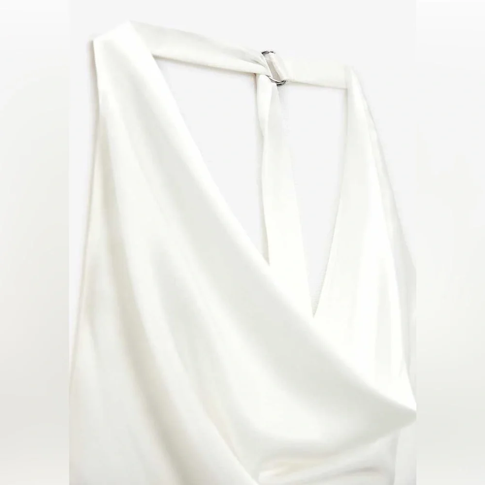 Zara Satin Jumpsuit - Picture 6 of 7